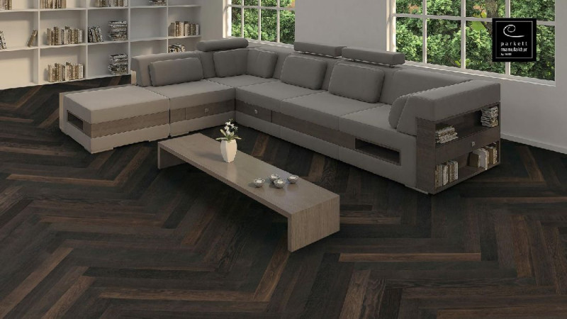 HARO Parquet parkettmanufaktur 4000 Selectiv Chêne foncé Lame Prestige oleovera main product photo