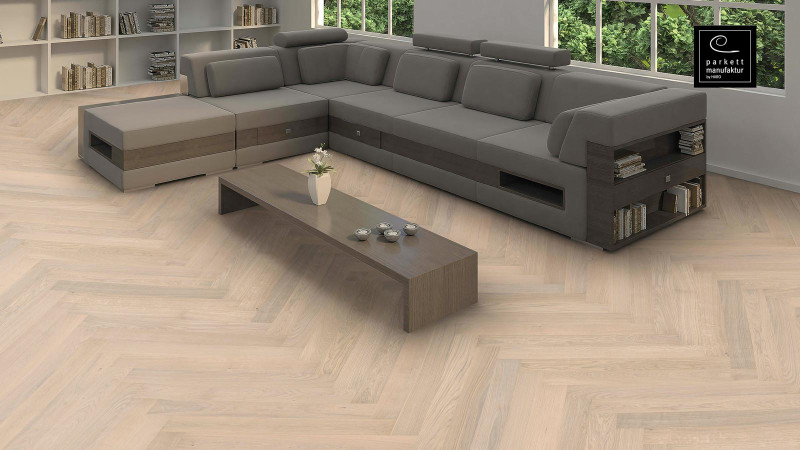 HARO Parquet parkettmanufaktur 4000 Selectiv Chêne blanc Lame Prestige oleovera main product photo