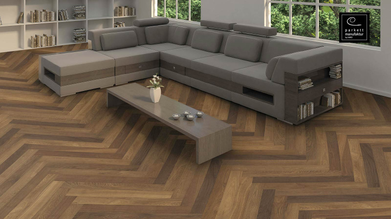 HARO Parquet parkettmanufaktur 4000 Fumed Oak Selectiv Strip Prestige main product photo