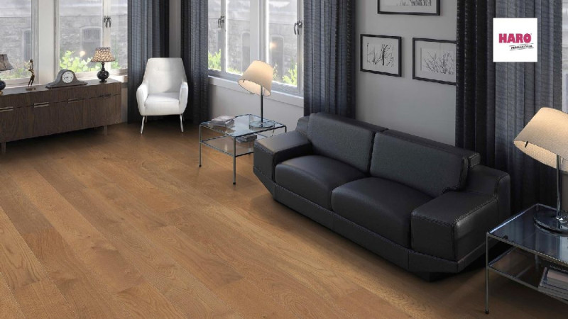 HARO Parquet Professionnel 4000 Chêne fumé Markant naturaDur 1 frise Maxim 4V main product photo