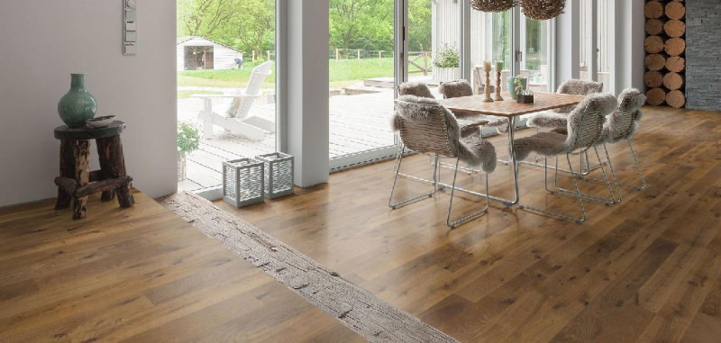 HARO Parkett Professional 4000 Bernsteineiche Sauvage naturaDur 1-Stab Landhausdiele Duna 4V main product photo