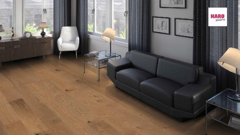 HARO Parkett Professional 4000 Bernsteineiche Sauvage naturaDur 1-Stab Landhausdiele Maxim 4V main product photo