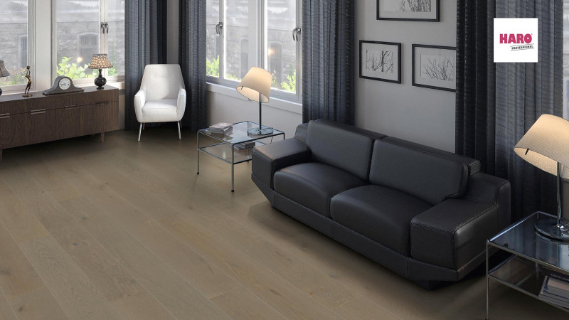 HARO Parkett Professional 4000 Eiche graphitgrau Sauvage naturaLin pl. 1-Stab Landhausdiele Maxim 4V main product photo