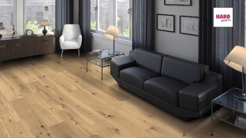 HARO Parkett Professional 4000 Eiche invisible Sauvage naturaLin plus 1-Stab Landhausdiele Maxim 4V main product photo