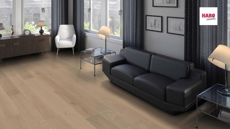 HARO Parkett Professional 4000 Eiche sandgrau Markant naturaLin plus 1-Stab Landhausdiele Maxim 4V main product photo