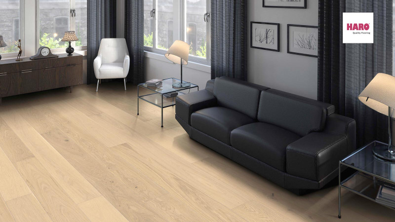HARO Professional Parkett 4000 Markant Eiche invisible Landhausdiele Maxim 4V naturaDur main product photo