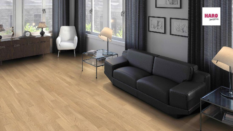 HARO Professional Parkett 4000 Trend Eiche invisible Stab Allegro permaDur main product photo