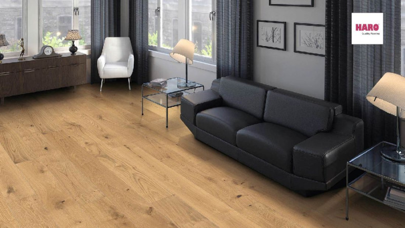 HARO Professional Parkett 4000 Sauvage Eiche Landhausdiele Maxim 4V naturaDur main product photo