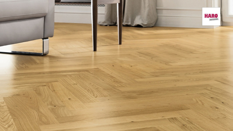 Parkett profesional HARO 4000 Terra Eiche Stab Allegro permaDur main product photo