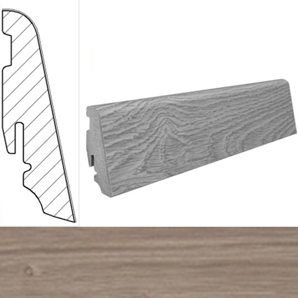 HARO Plinthe pour sol stratifié 19x58 Pin Medoc main product photo