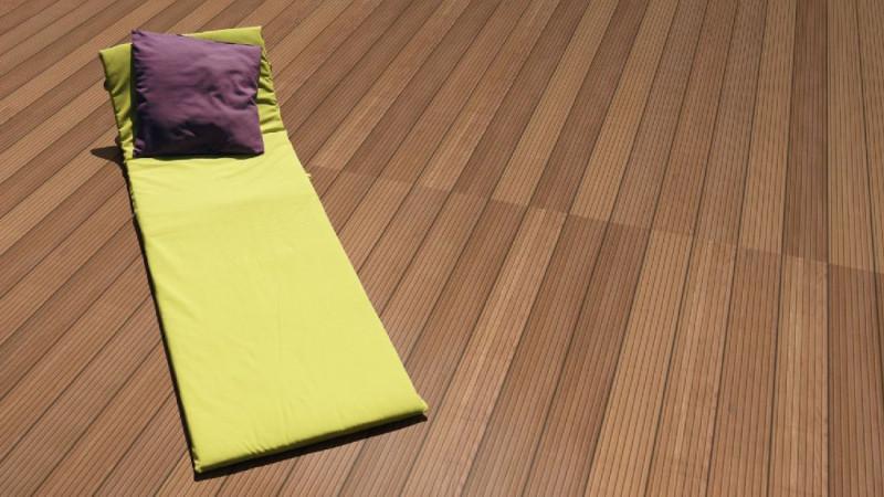 Terraza de madera Bangkirai Prime ranurada 25 x 145 x 2450-4880 main product photo