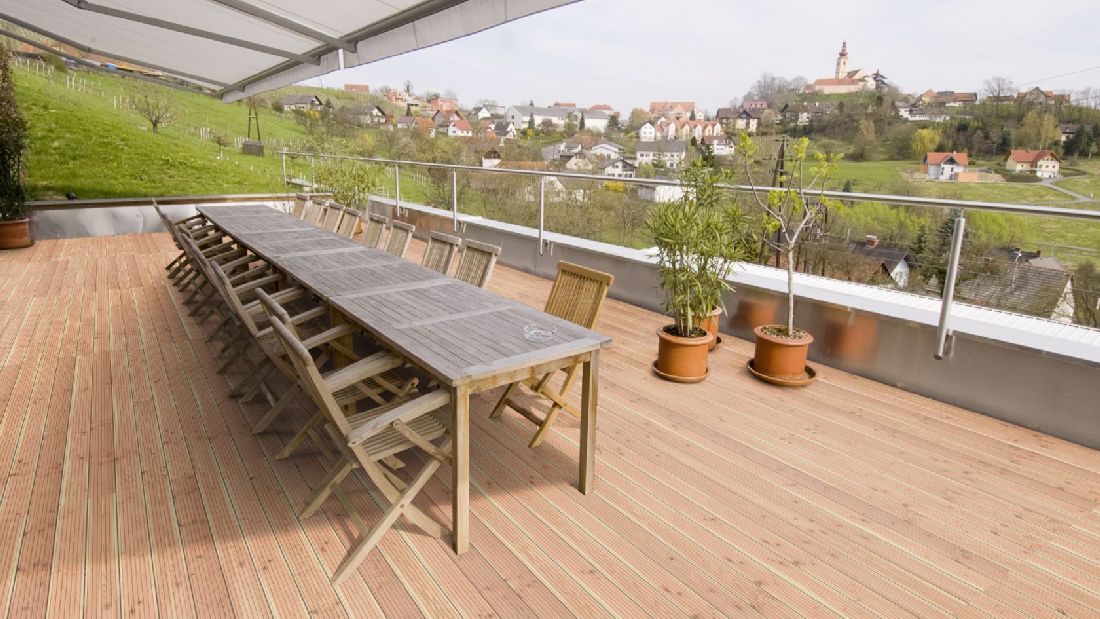 Holzterrasse Douglasie gerillt/genutet 26 x 145 Raum8