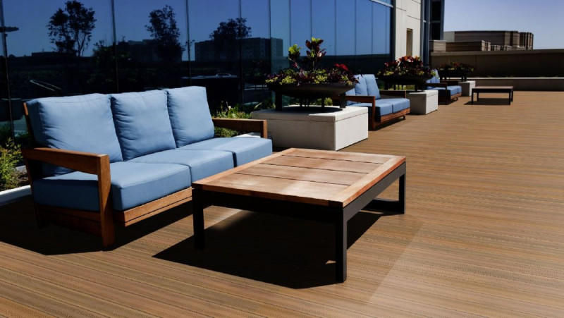 Wooden decking Garapa Prime french 45 x 145 x 1220-6100 main product photo