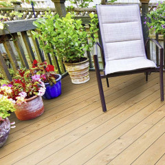 Wooden decking Siberian larch us planed FSC mix smooth/smooth 26 x 143 x 3000-6000