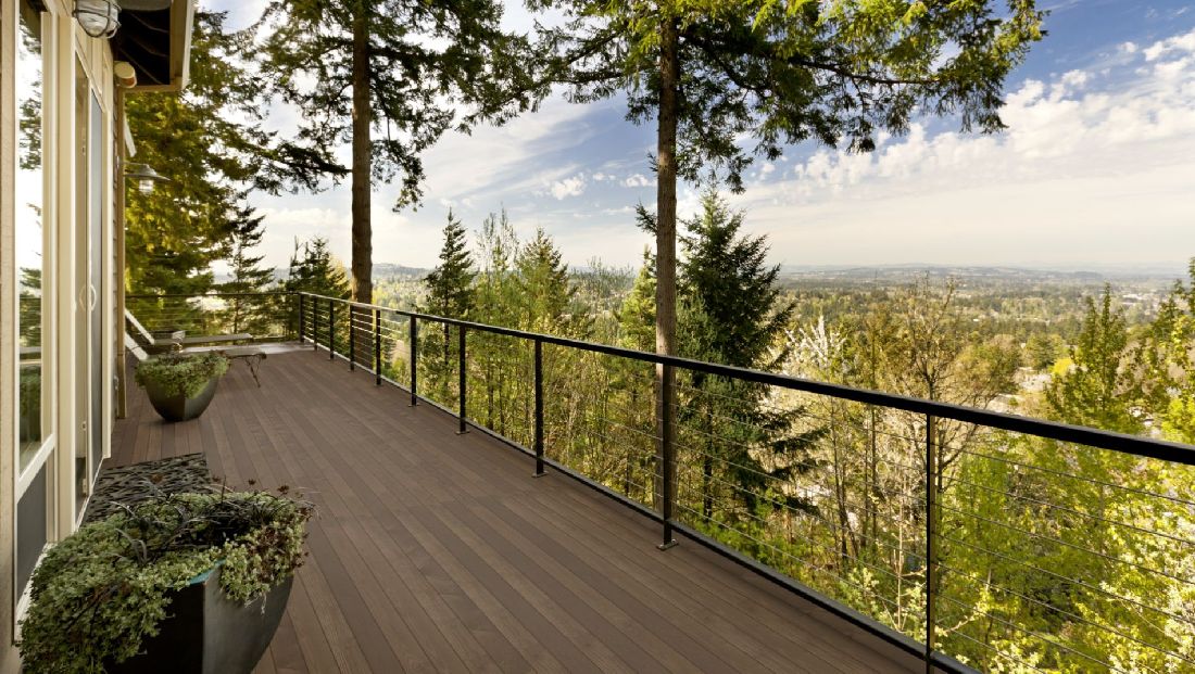 Holzterrasse Thermoesche Prime Systemdiele FSC-Mix glatt 21 x 130 Raum3