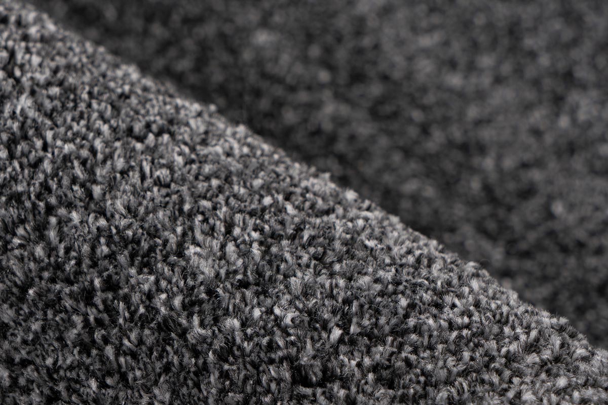 Jute Teppich Anthrazit CLASSIC rechteckig Höhe 20 mm Raum3