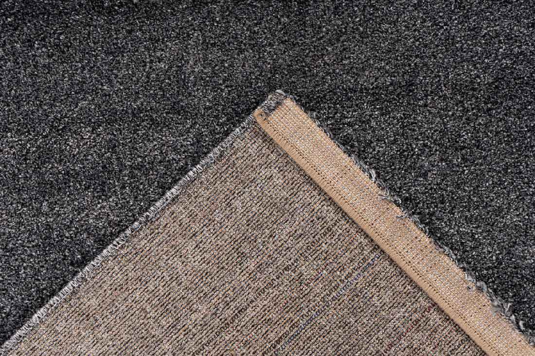 Jute Teppich Anthrazit CLASSIC rechteckig Höhe 20 mm Raum5