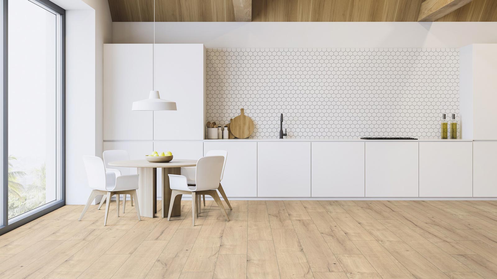 Kings Canyon Bio-Designboden Woodganic Eiche Erebor Light Grey 1-Stab Landhausdiele 4V Raum8