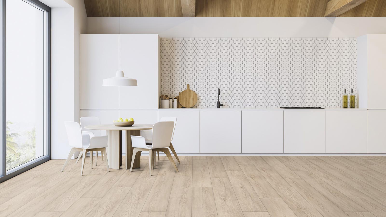 Kings Canyon Bio-Designboden Woodganic Eiche Evendim Straw 1-Stab Landhausdiele 4V Raum4