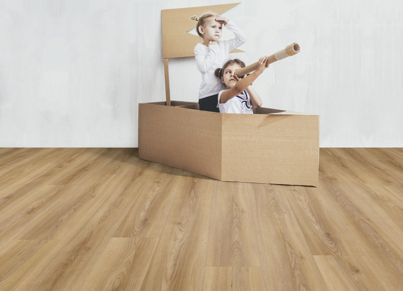 Kings Canyon Suelo de diseño ecológico Woodganic Roble Tolfalas Elegant Natural Tablón de 1 lama 4V main product photo