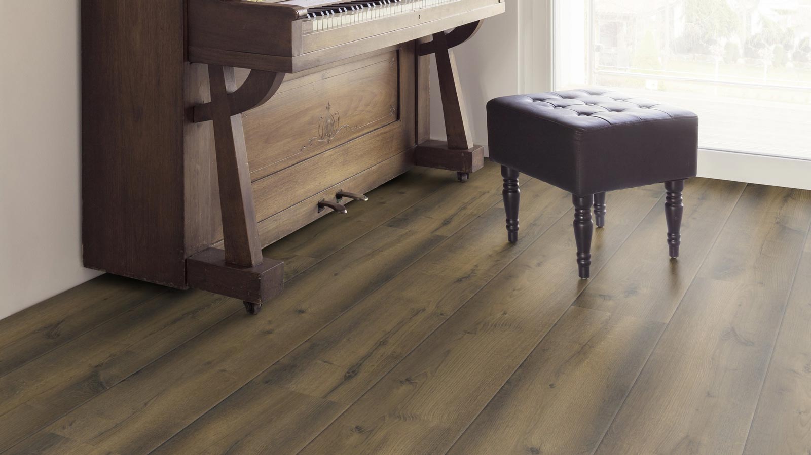 Kings Canyon Echtholzboden WaterProtect Gebürstete Eiche angefeuert Breitdiele M4V Raum8