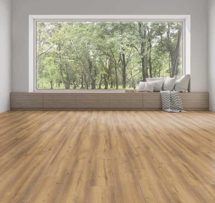 Kings Canyon Real wood flooring WaterProtect Brushed Oak Light-Limed Wide plank M4V main product photo