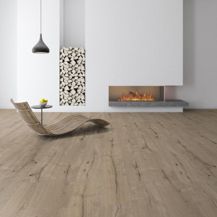 Kings Canyon Real Wood Flooring WaterProtect Roble Cepillado Gris Noble Wideplank M4V