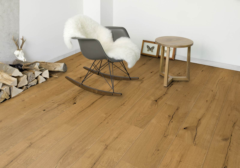 Kings Canyon Sol en bois véritable WaterProtect Brossé Chêne Miel Lame large M4V main product photo