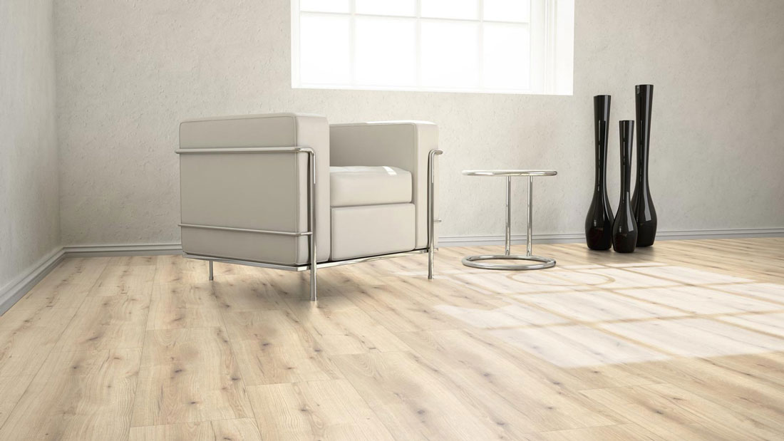 Kings Canyon Laminat Classic Extra-Breitdiele Eiche Valyria hell Breitdiele XL 4V Raum5