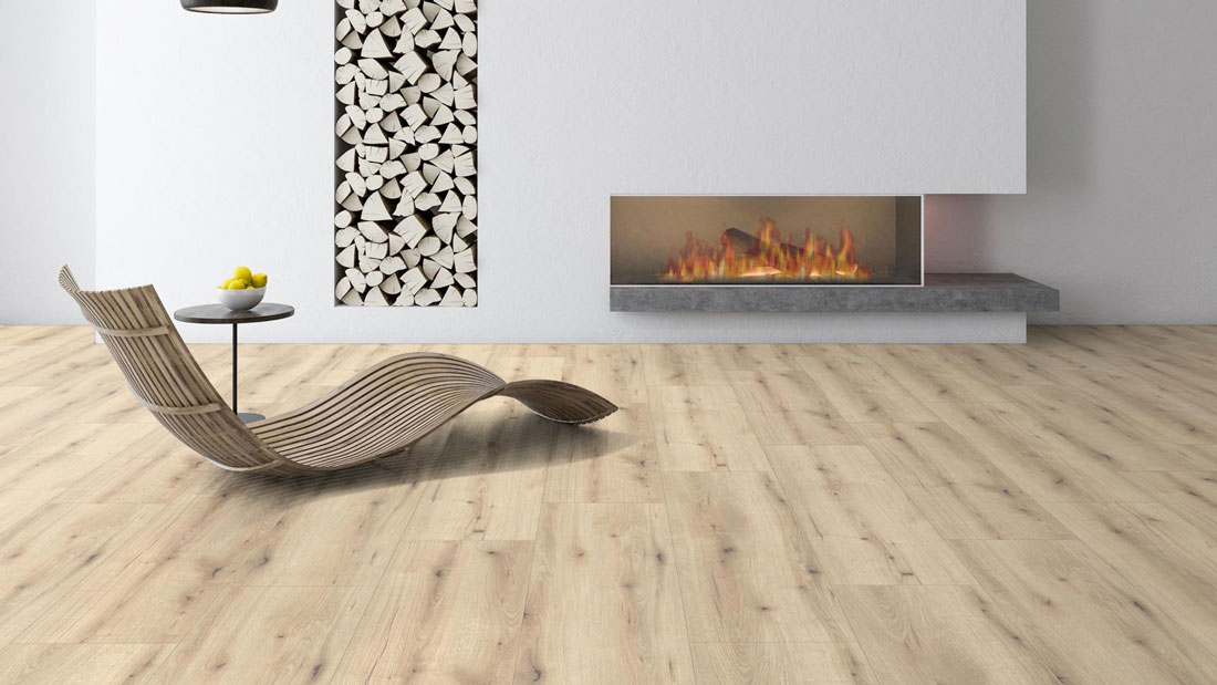 Kings Canyon Laminat Classic Extra-Breitdiele Eiche Valyria hell Breitdiele XL 4V Raum6