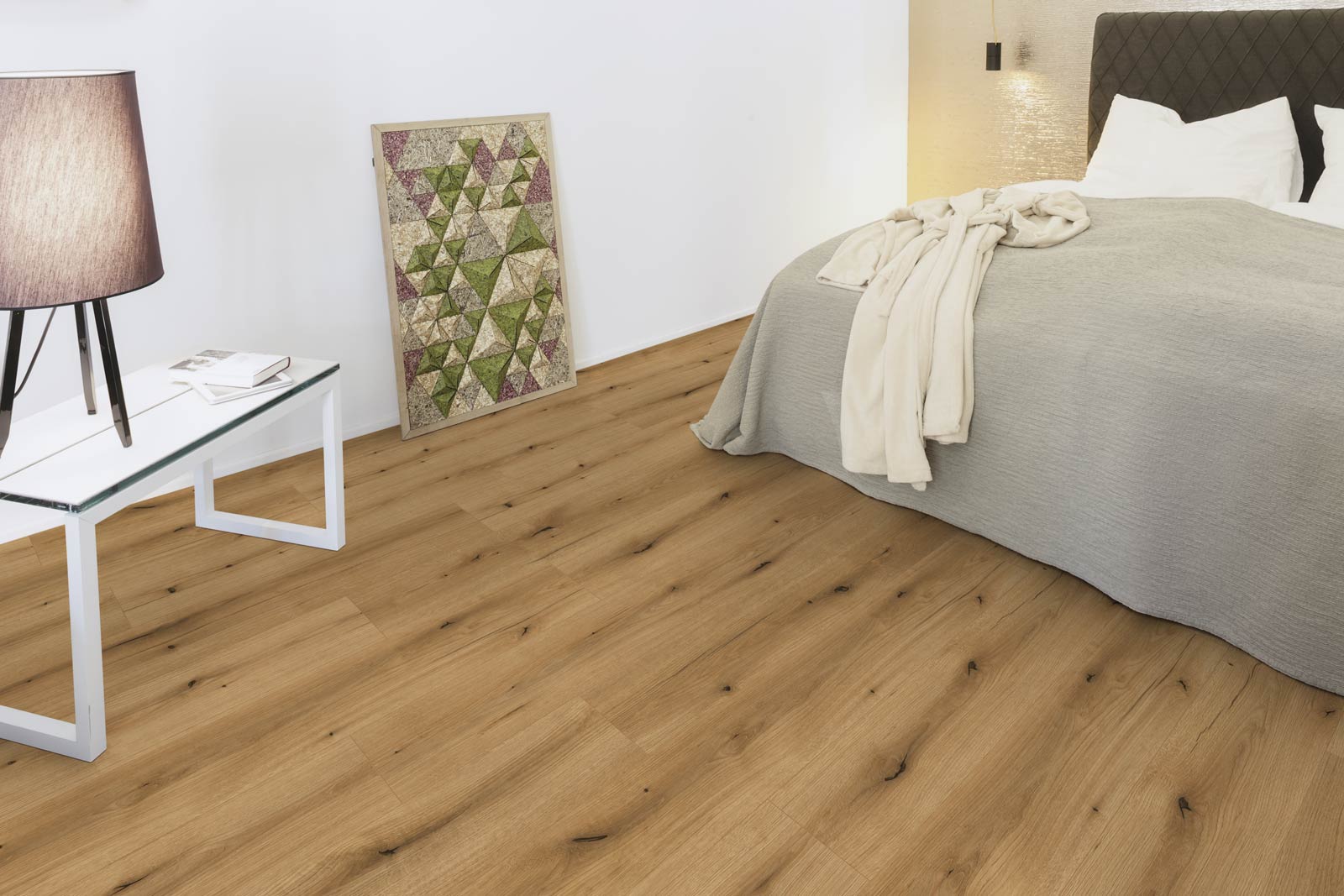 Kings Canyon Laminat Classic Fliesendiele Aqua Samurai Eiche Giulia 1-Stab Landhausdiele Raum3