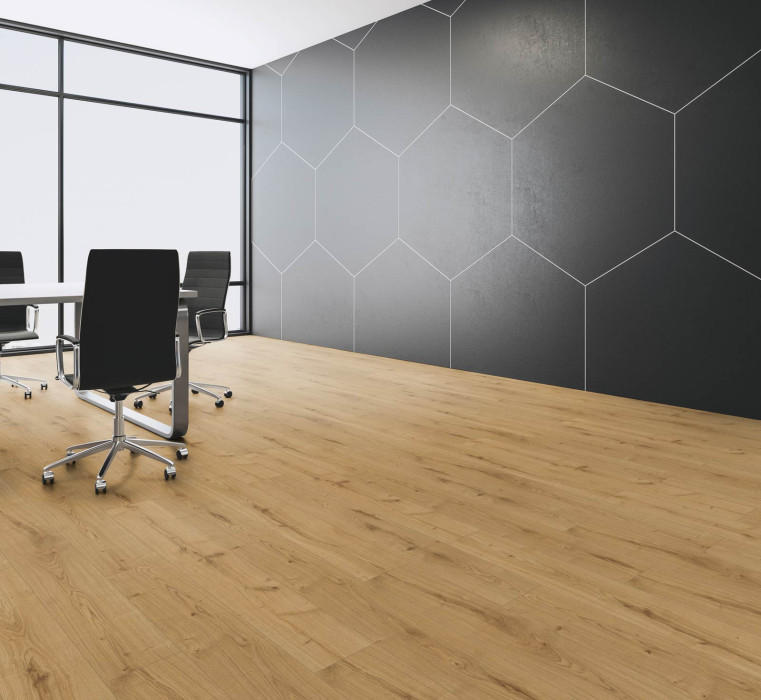 Kings Canyon Suelo laminado Classic Tablón estándar Roble Valleia Tablón de 1 lama 4V main product photo