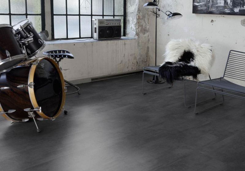 Kings Canyon Laminat Classic RealFeel Beton Anthrazit Fliese XXL 4V main product photo