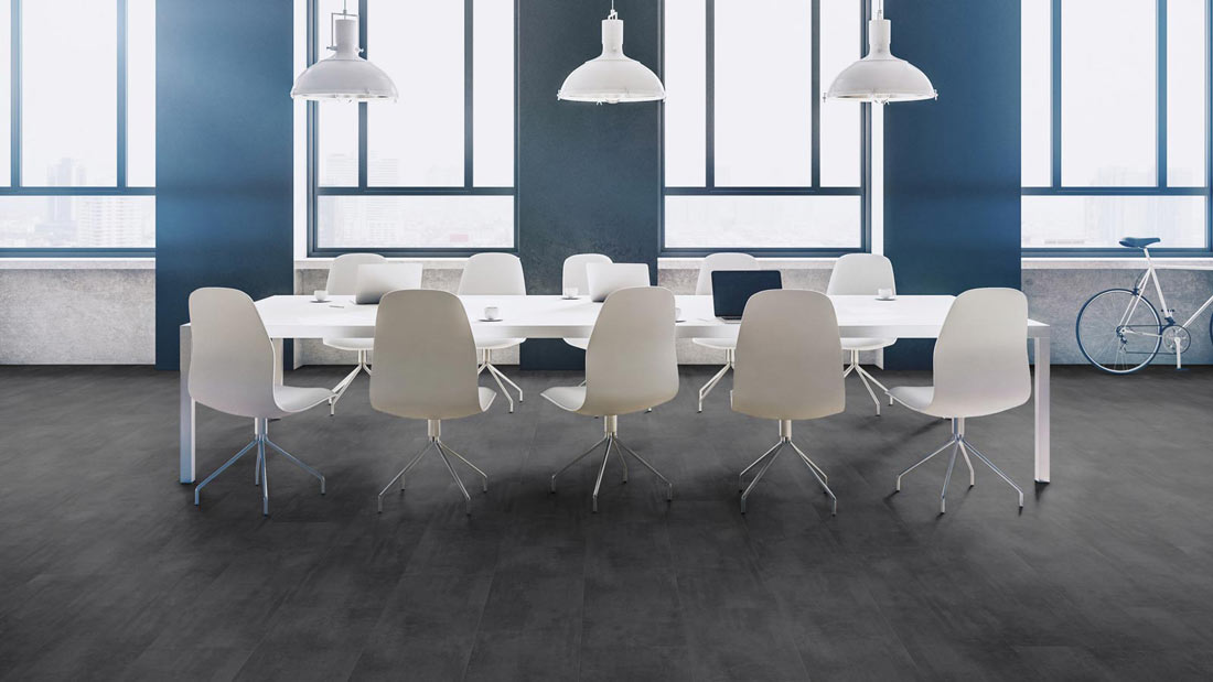 Kings Canyon Laminat Classic RealFeel Beton Anthrazit Fliese XXL 4V Raum7