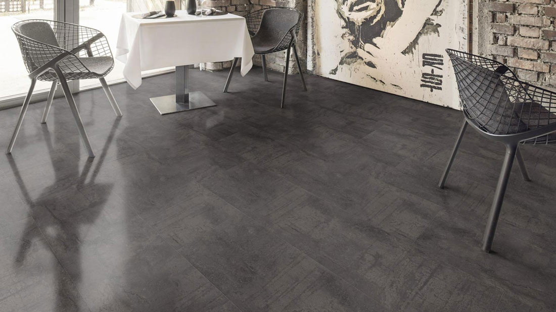 Kings Canyon Laminat Classic RealFeel Metall Eisen mit Rosteffekt Fliese XXL 4V Raum6