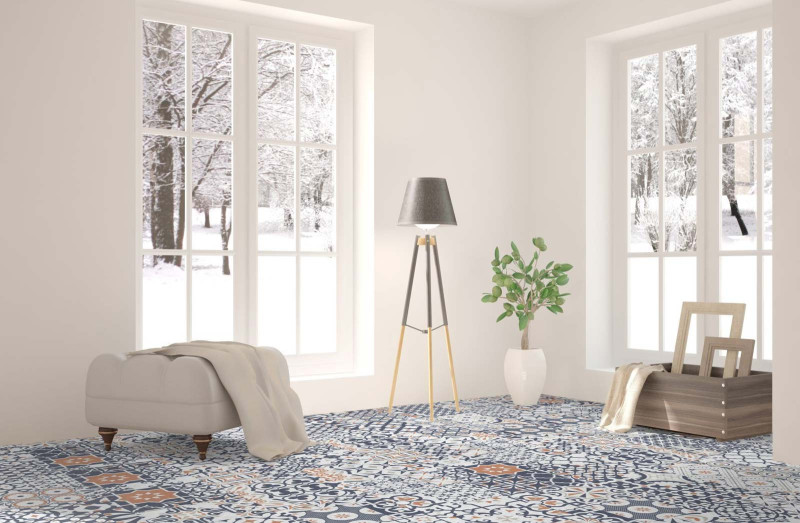 Kings Canyon Suelo laminado Patchwork Marruecos Violeta Super Mate Baldosa main product photo