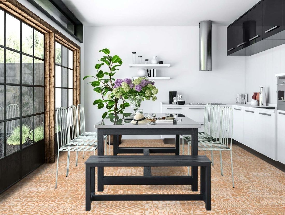 Kings Canyon Laminat Patchwork Tuscan Sandstein Fliese zum Klicken Raum5