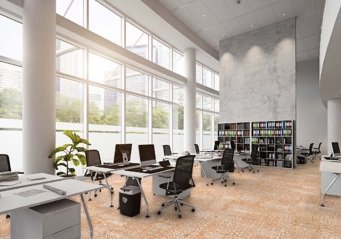 Kings Canyon Laminat Patchwork Tuscan Sandstein Fliese zum Klicken Raum7