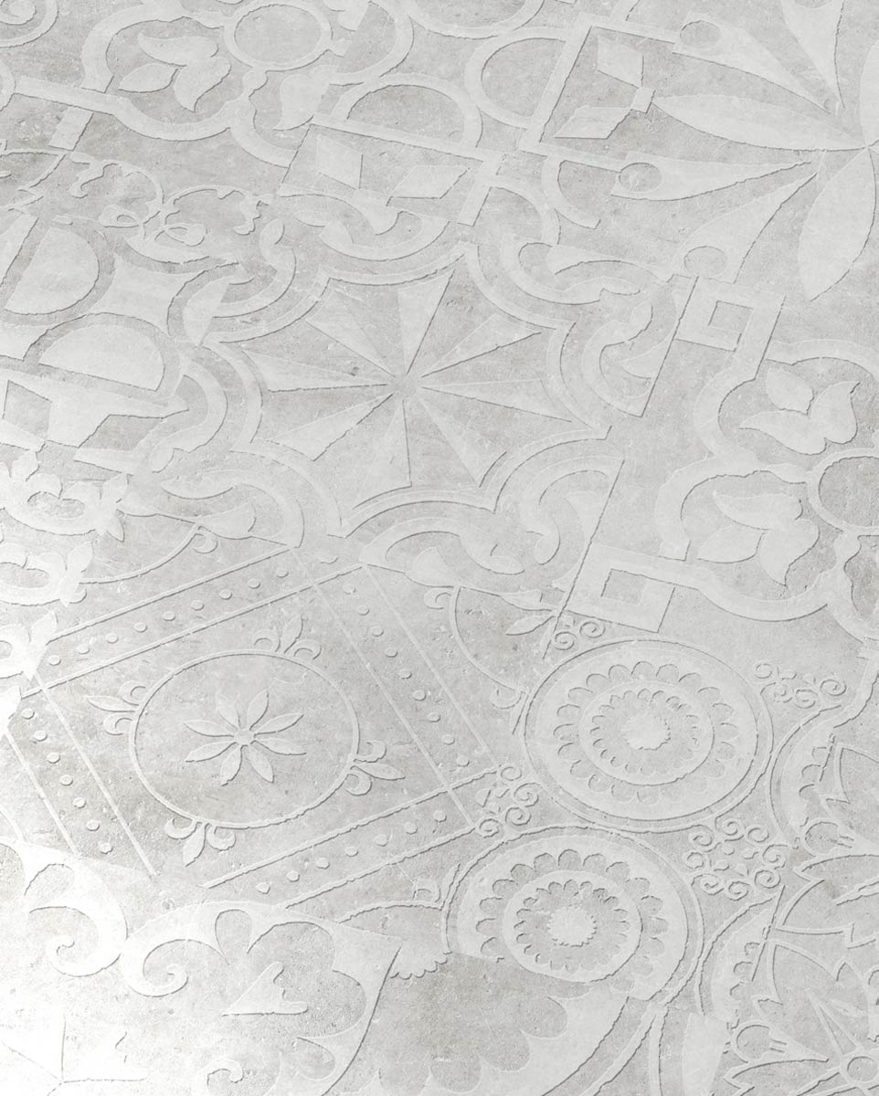 Kings Canyon Laminat Patchwork Tuscan Weiß Fliese zum Klicken Raum1