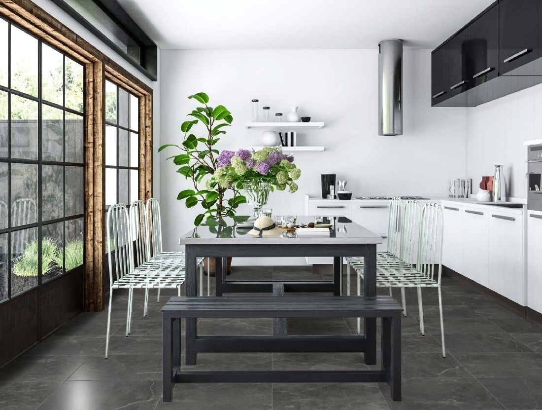 Kings Canyon Laminat Scene Marmor Grau Fliese M4V zum Klicken Raum7