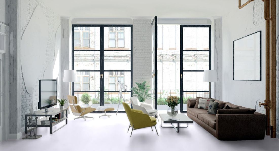 Kings Canyon Laminat Scene XL Grau 1-Stab Landhausdiele zum Klicken Raum5