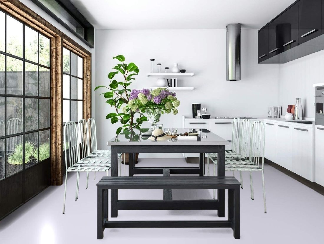 Kings Canyon Laminat Scene XL Grau 1-Stab Landhausdiele zum Klicken Raum6