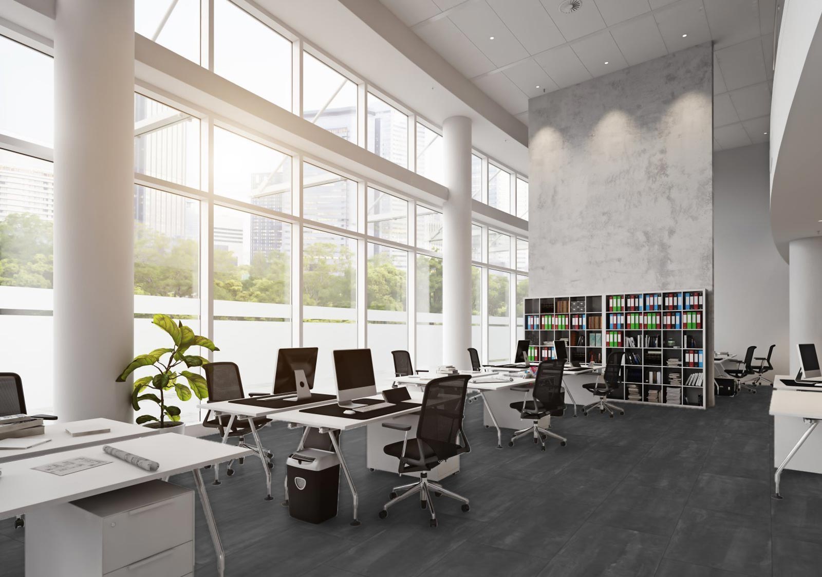 Kings Canyon Laminat Scene XL Schiefer Dunkelgrau 1-Stab Landhausdiele M4V zum Klicken Raum6