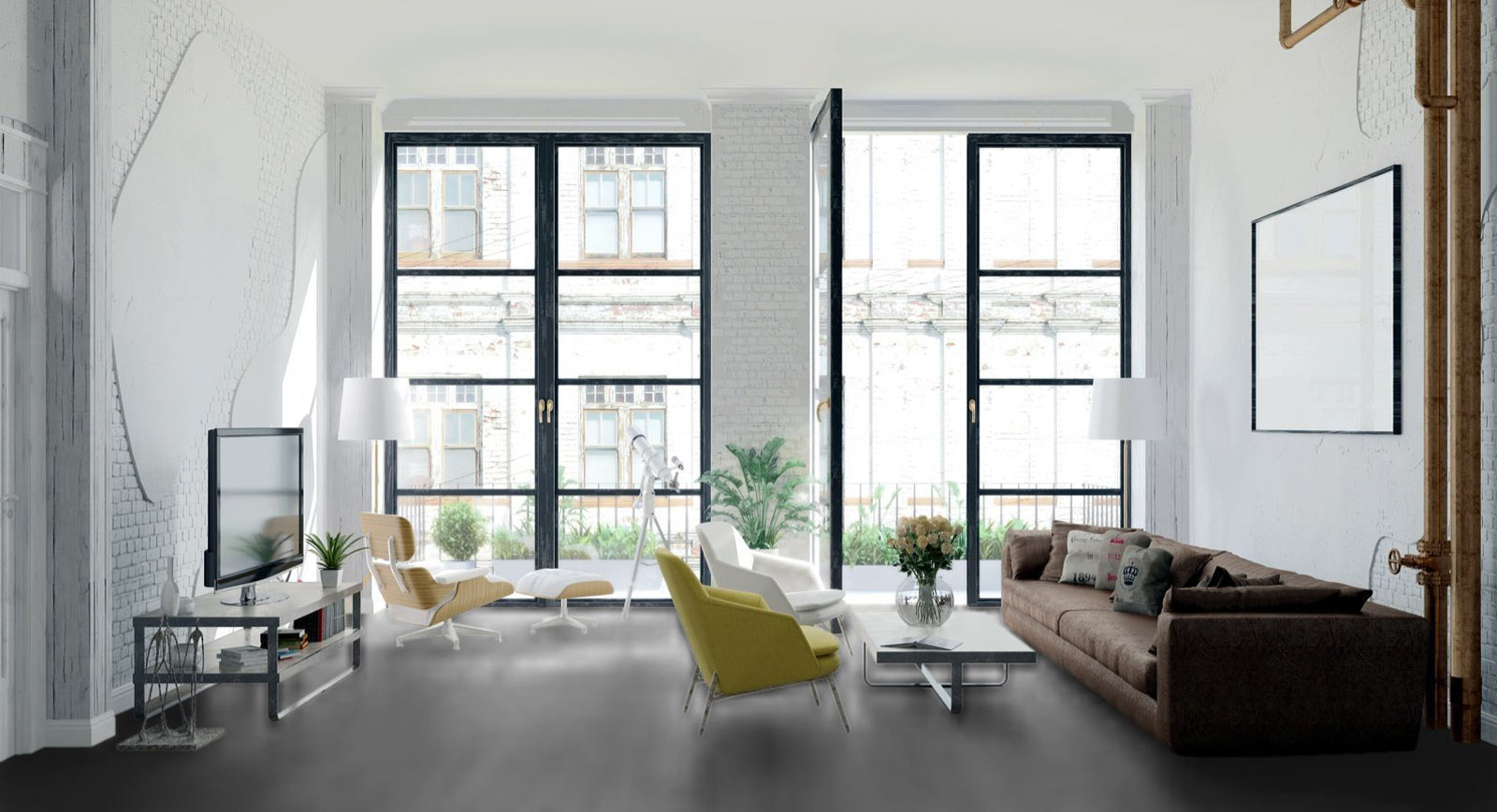 Kings Canyon Laminat Scene XL Schwarz 1-Stab Landhausdiele zum Klicken Raum5