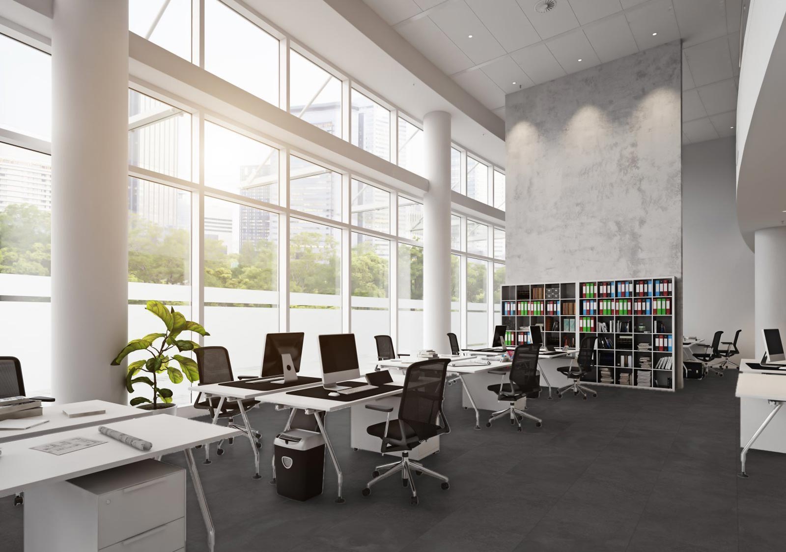 Kings Canyon Laminat Scene XL Stein Dunkelgrau 1-Stab Landhausdiele M4V zum Klicken Raum6