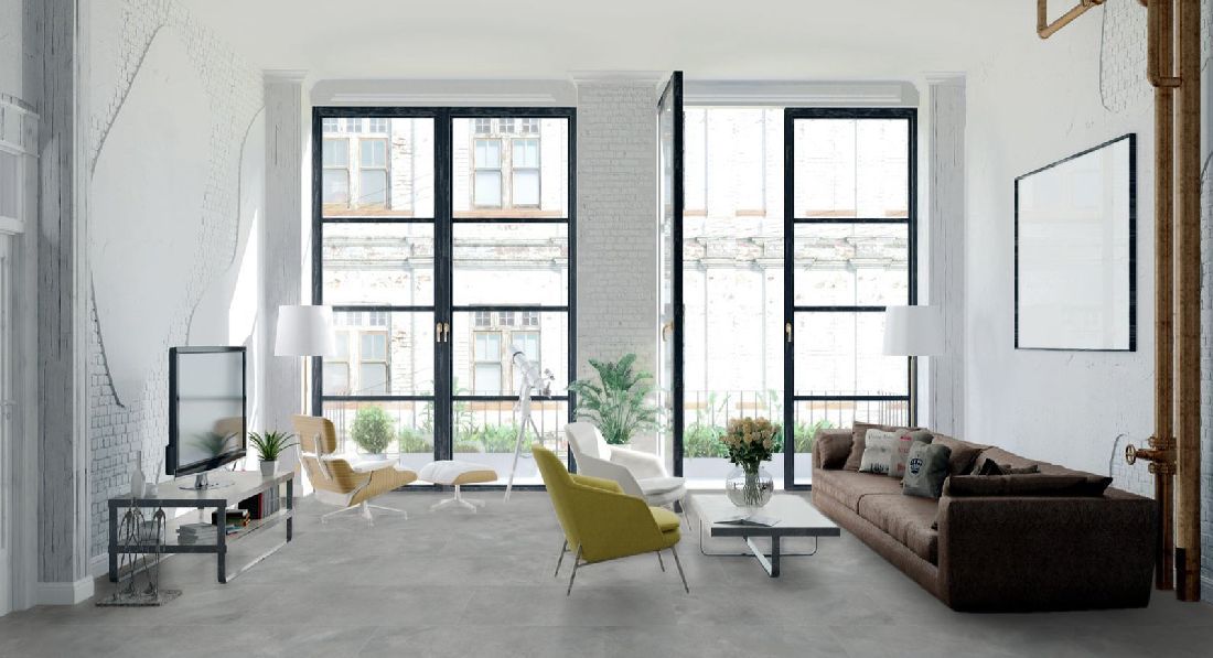 Kings Canyon Laminat Scene XL Stein Grau 1-Stab Landhausdiele M4V zum Klicken Raum4