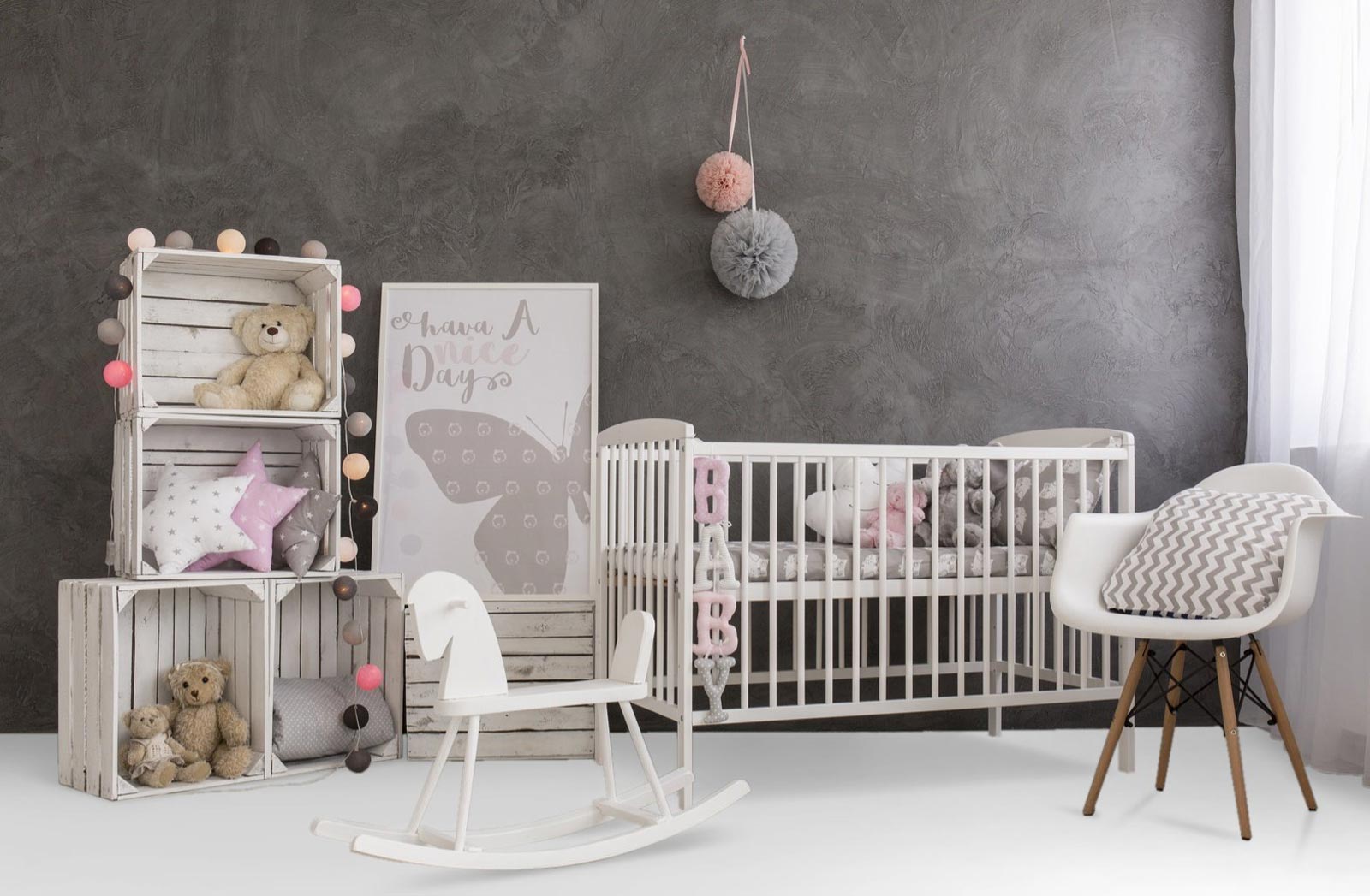 Kings Canyon Laminat Scene XL Weiß 1-Stab Landhausdiele zum Klicken Raum4