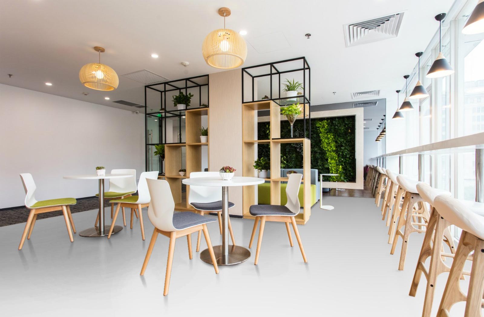 Kings Canyon Laminat Scene XL Weiß 1-Stab Landhausdiele zum Klicken Raum6