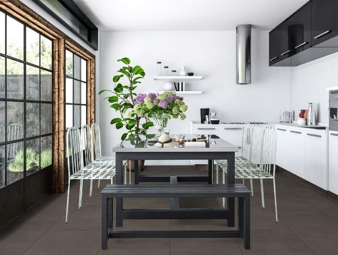 Kings Canyon Laminat Scene XL Zement Braun 1-Stab Landhausdiele M4V zum Klicken Raum5