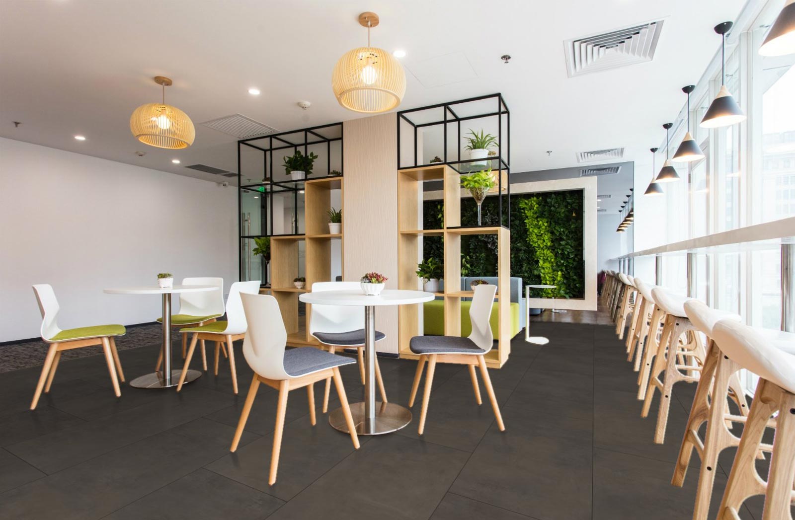 Kings Canyon Laminat Scene XL Zement Braun 1-Stab Landhausdiele M4V zum Klicken Raum8